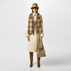 Check Cashmere Happy Scarf