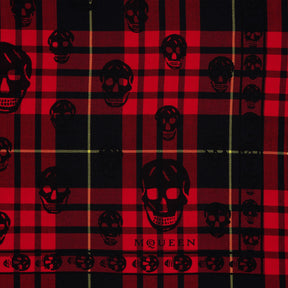Tartan Wool Skull Scarf