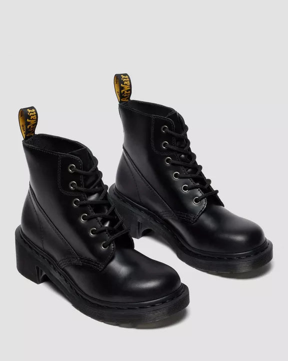ALDERSTONE ORLEANS LEATHER LACE UP BOOTS