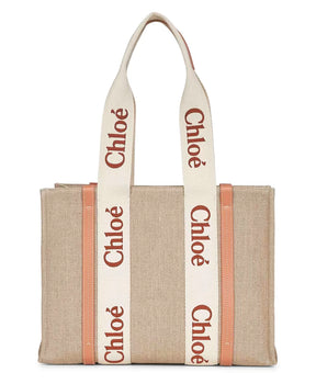 Linen Canvas Tote Bag Beige