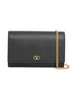 Black Chain Strap Flap Closure Bag