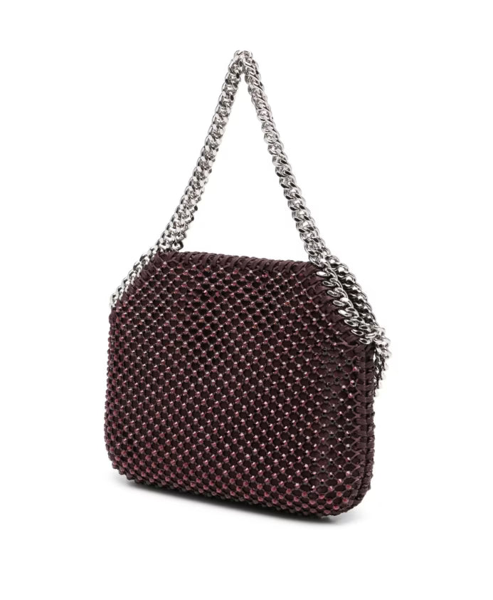 Red Chain-Link Shoulder Bag