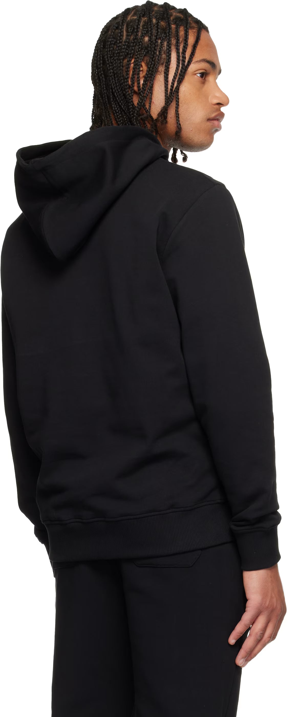 Black Printed 'Balmain Paris' Hoodie