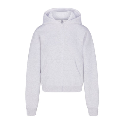 Cotton Fleece Classic Zip Up Hoodie
