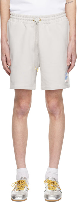 Gray Greek Temple Shorts