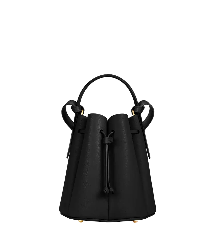 Polene Numéro Huit Mini Edition Textured Black - Size: One Size Bags | Shop From The Mirage