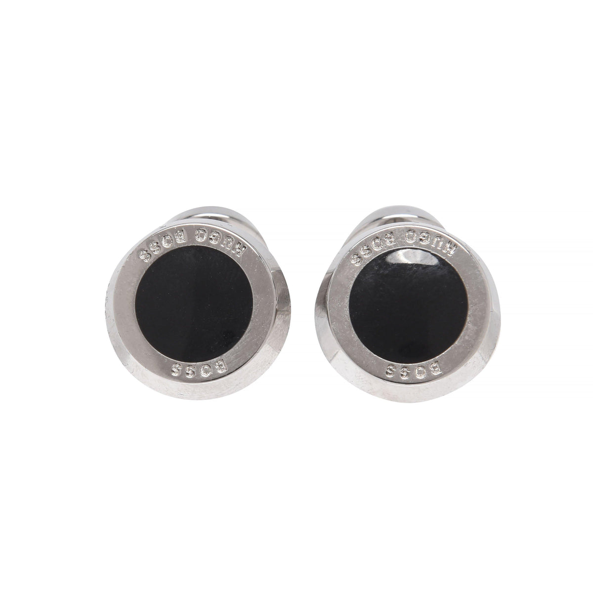 Men's Simony Polished Silver-Tone Cufflinks