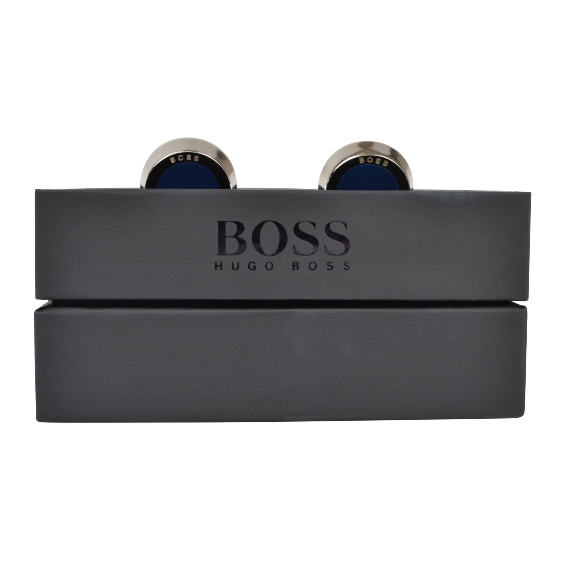 Men's Simony Polished Silver-Tone Cufflinks