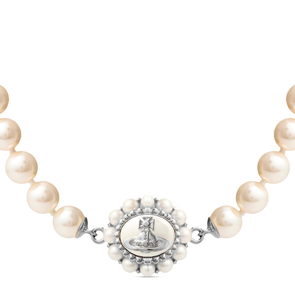 Amaya Orb Faux Pearl Necklace