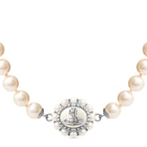 Amaya Orb Faux Pearl Necklace