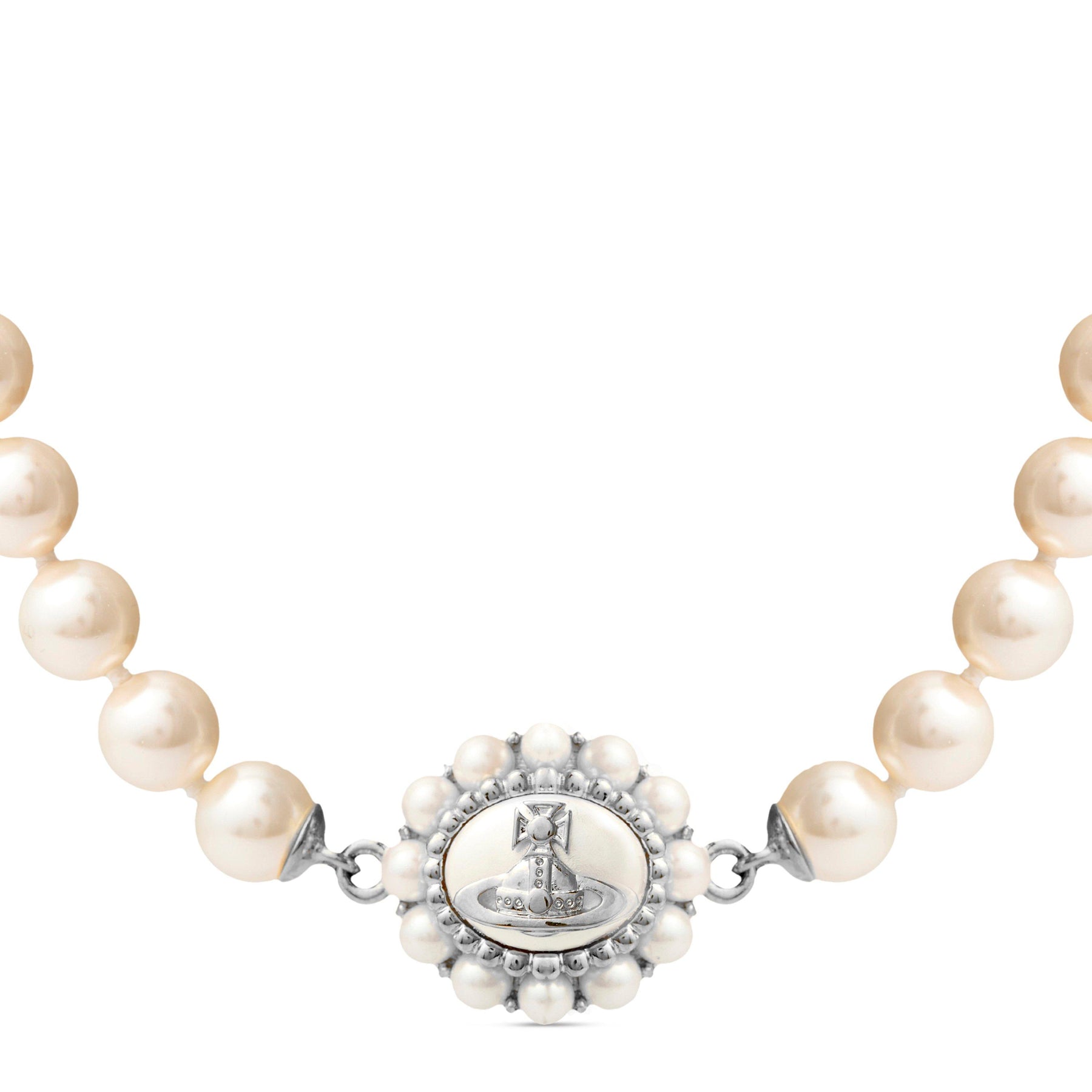 Amaya Orb Faux Pearl Necklace