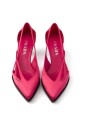 Prada Pink Kitten Heel Slingback Pumps