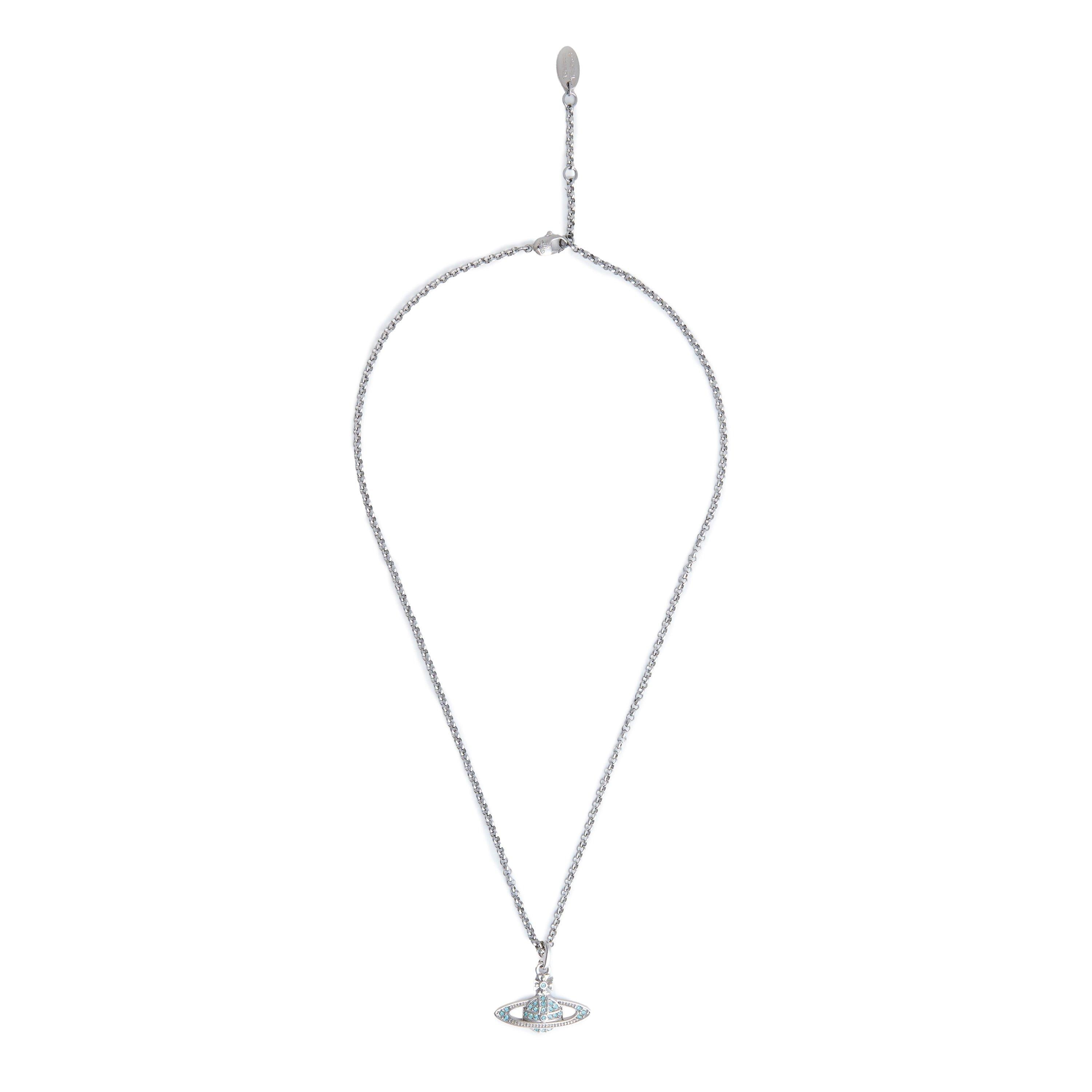Saturn Orb Pendant Necklace