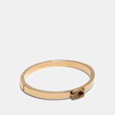 Pave Signature Hinged Bangle