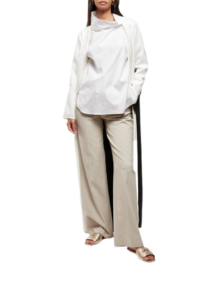 Tory Burch Eleanor Slide in Gold Leather