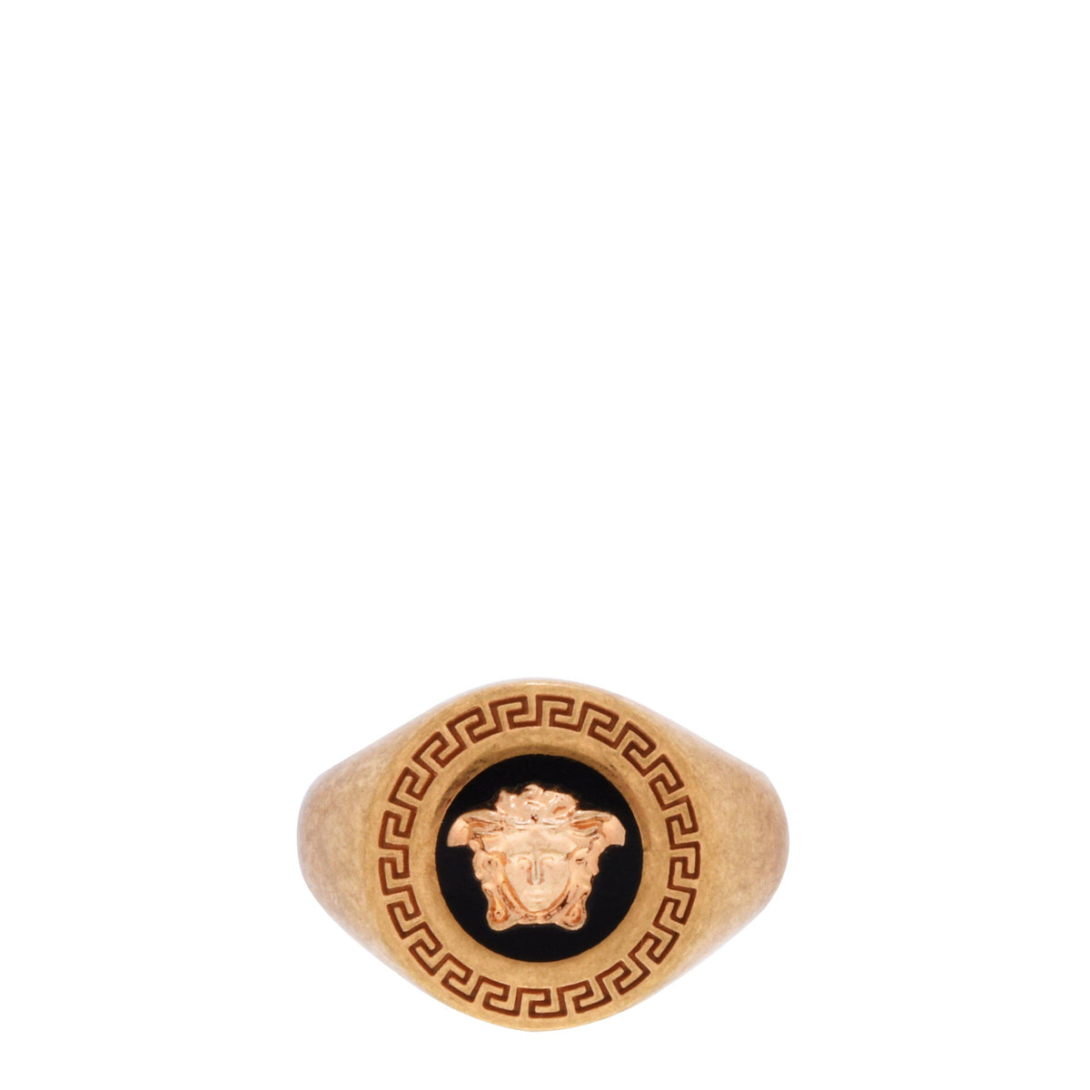 Round Medusa Signet Ring