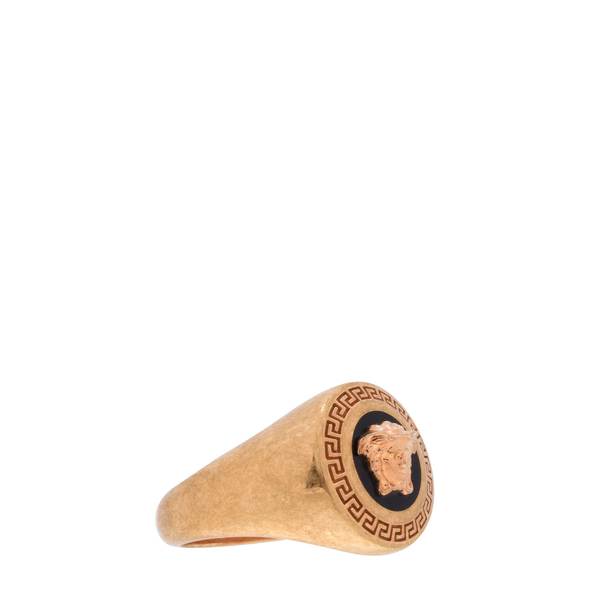 Round Medusa Signet Ring