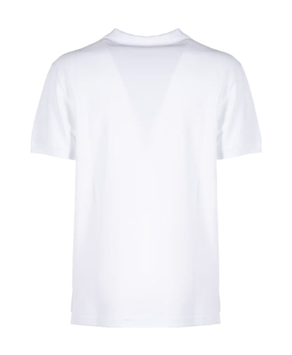 Moschino White Double Smile Polo T-shirt