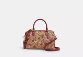 Coach Rowan Satchel Bag In Signature Canvas With Cherry Print - Bags | Shop From The Mirage