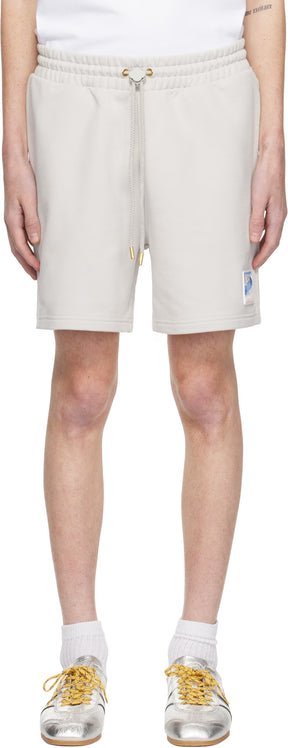 Gray Greek Temple Shorts