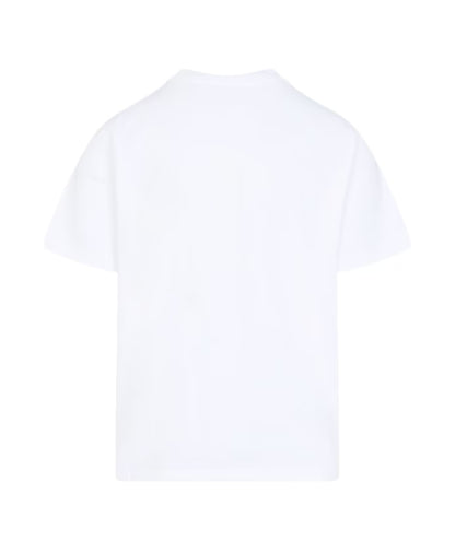 Casablanca White Cotton T-Shirt for Men