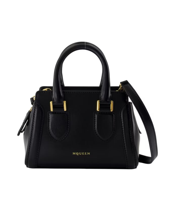 Black Leather Mini Purse Birdee