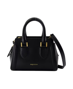 Black Leather Mini Purse Birdee