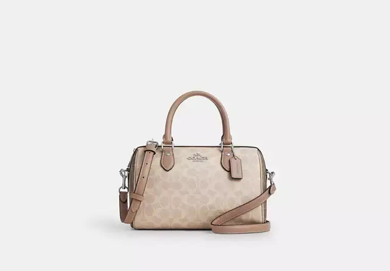 Coach Rowan Satchel Bag In Blocked Signature - Bags | Shop From The Mirage