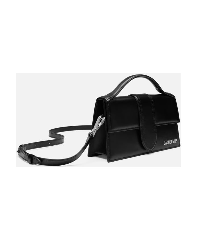 Black Leather Crossbody Bag