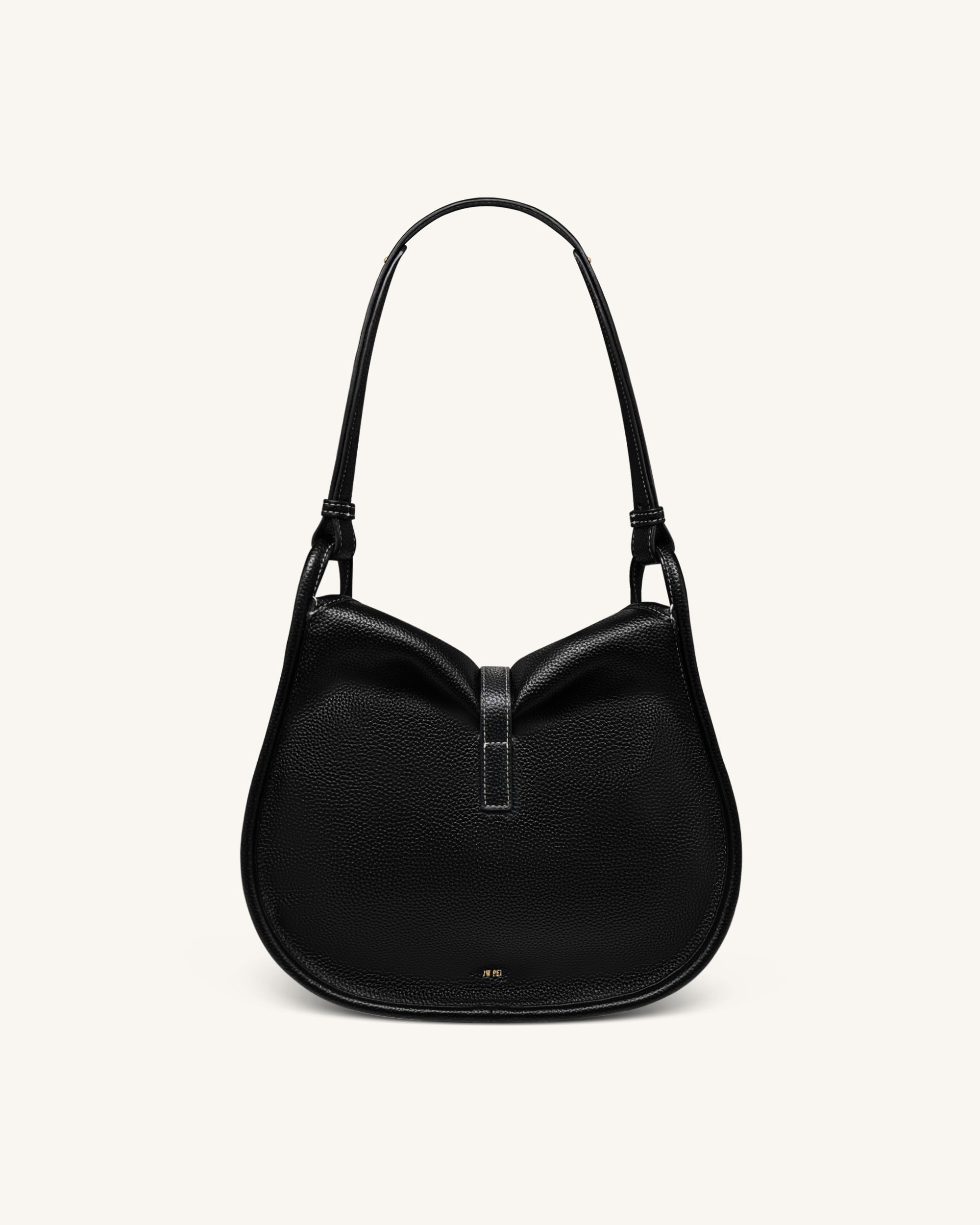 Arla Small Hobo Bag - Black Canvas