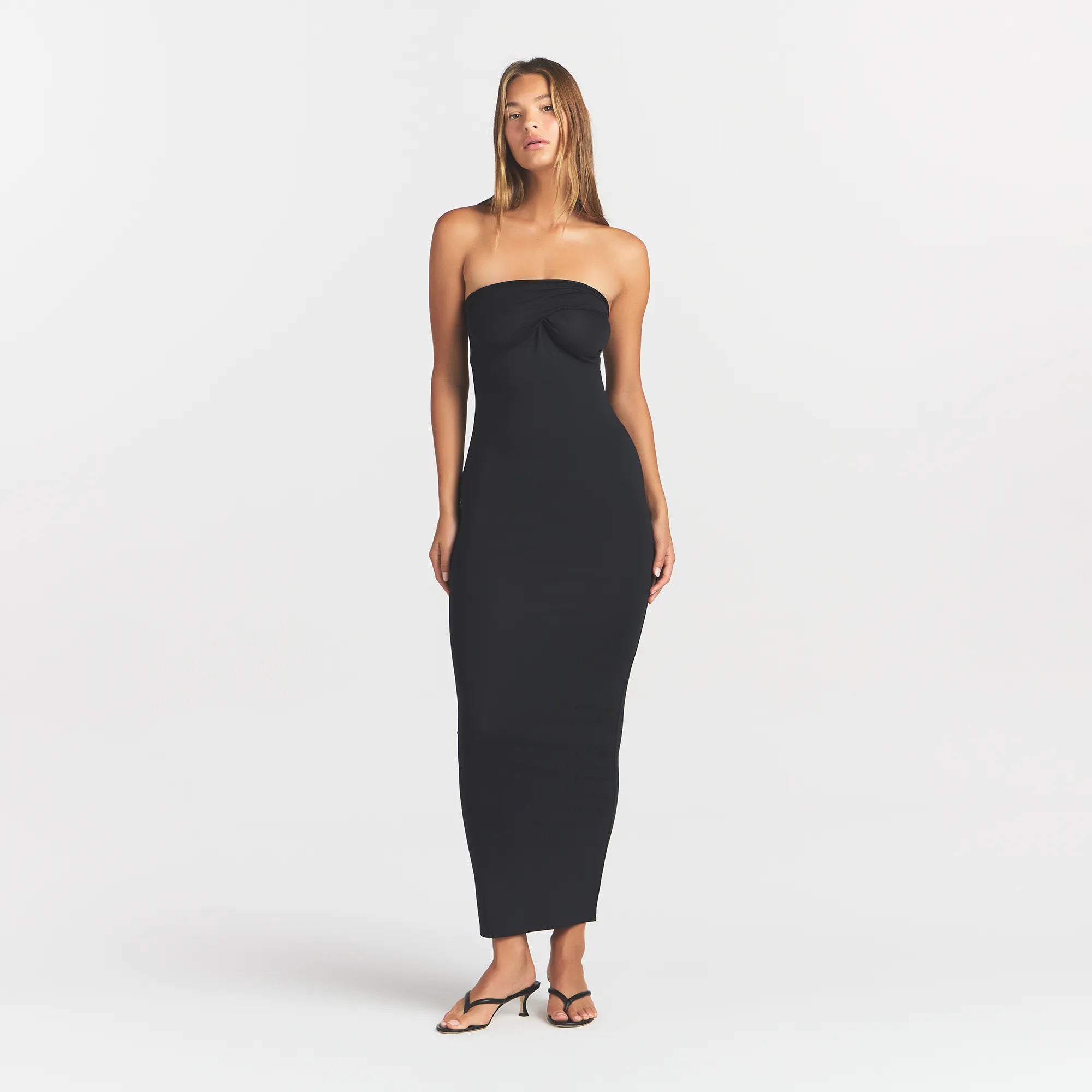 Smooth Layers Convertible Long Dress
