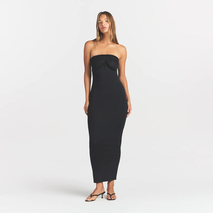 Smooth Layers Convertible Long Dress