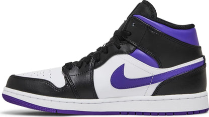 Air Jordan 1 Mid Metallic Court Purple