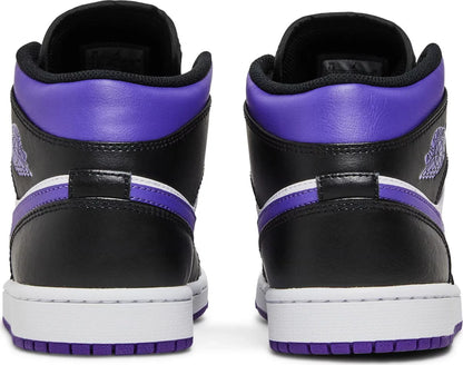 Air Jordan 1 Mid Metallic Court Purple