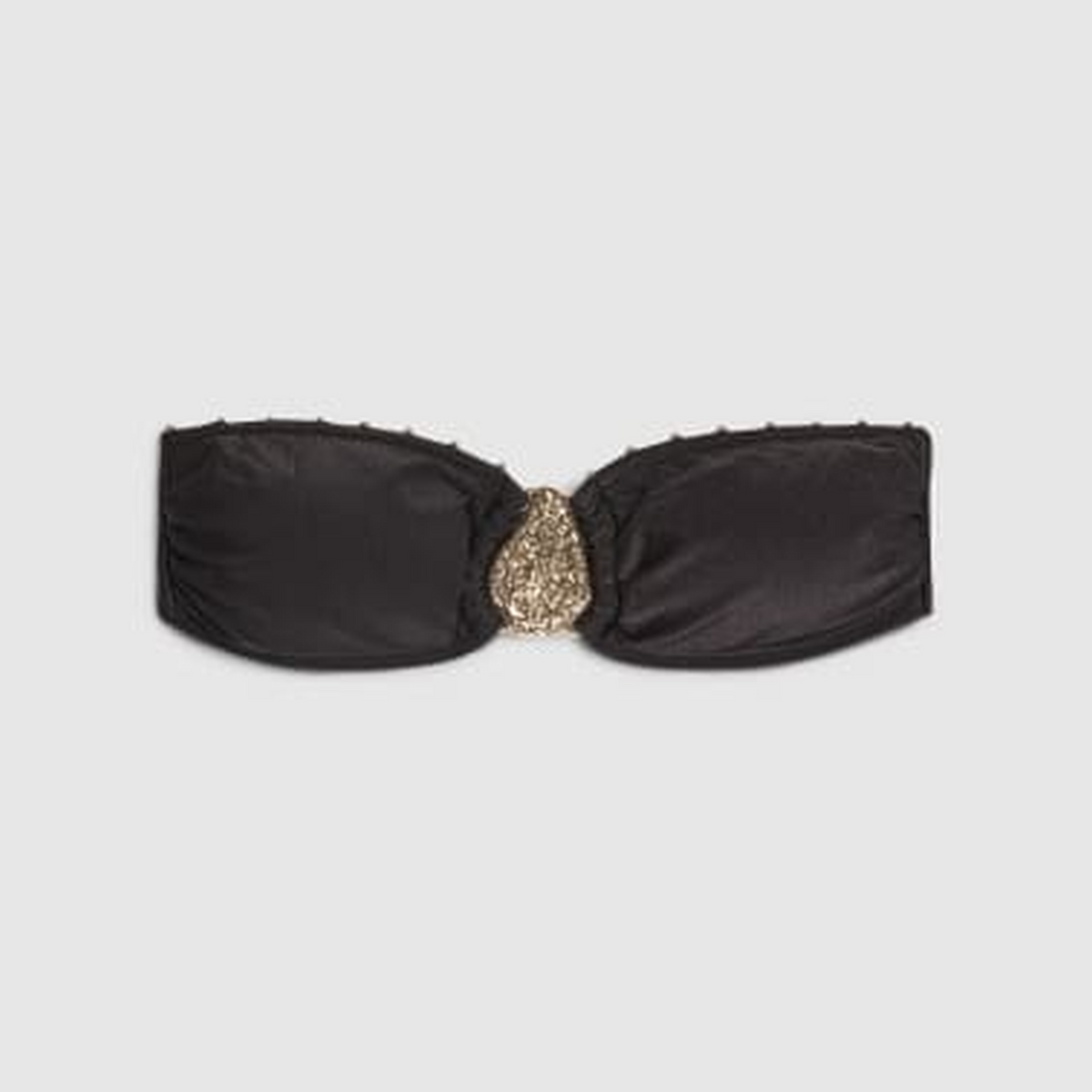Black Hardwear Bandeau Bikini Top