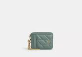 Coach Zip Card Case With Quilting - Wallets | Shop From The Mirage