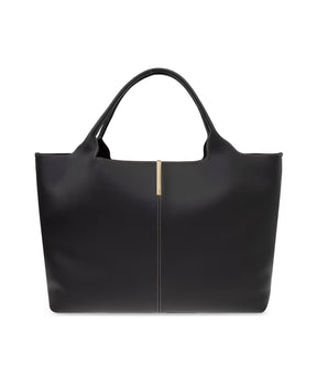 Black Tote Bag with Magnetic Fastening