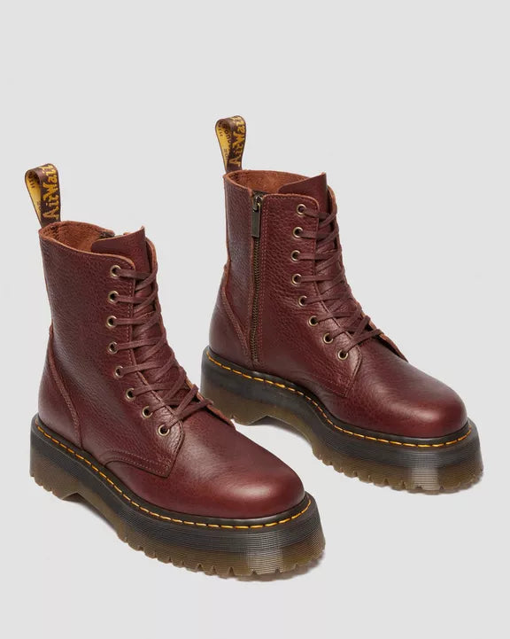 JADON AMBASSADOR SOFT LEATHER PLATORM BOOTS