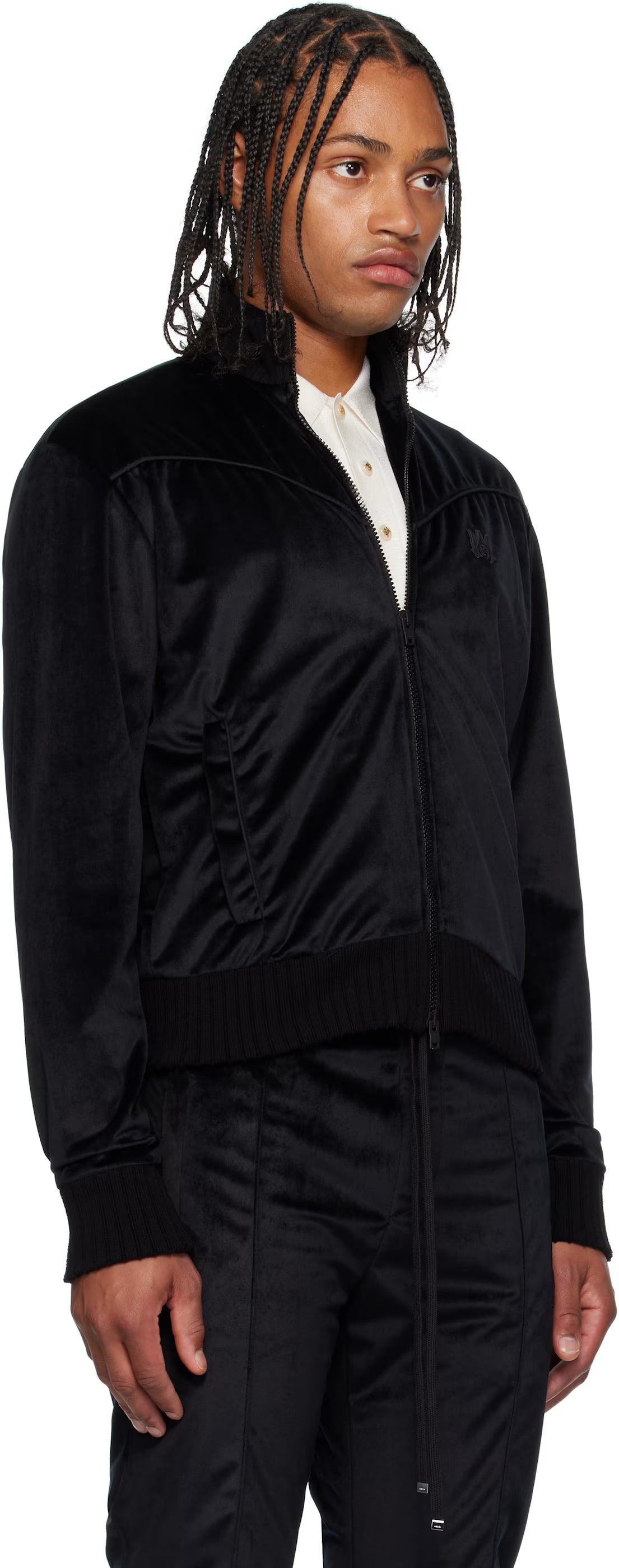 Black Velvet Track Jacket