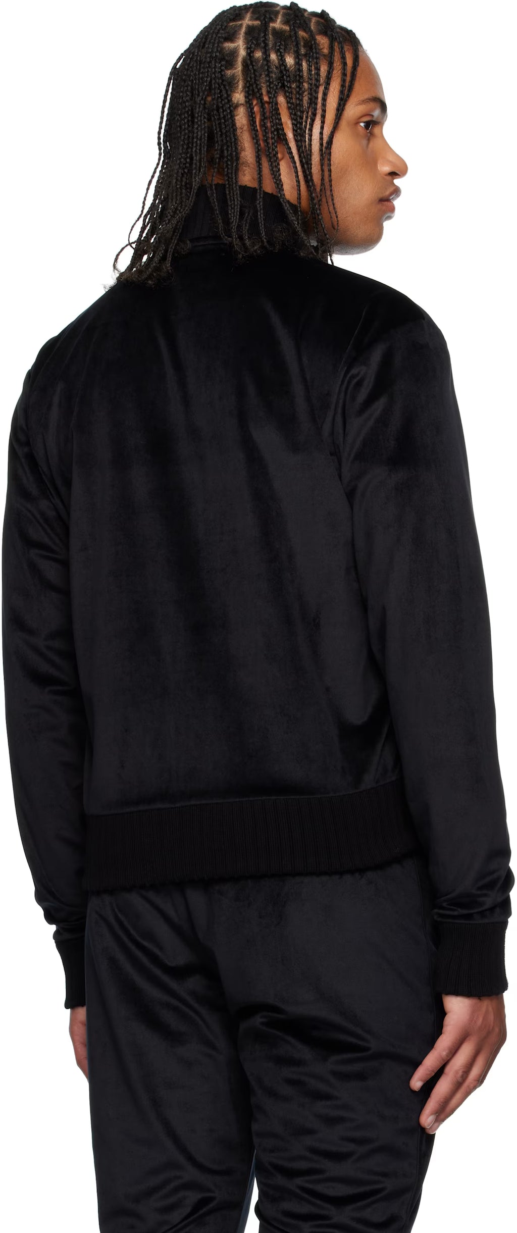 Black Velvet Track Jacket