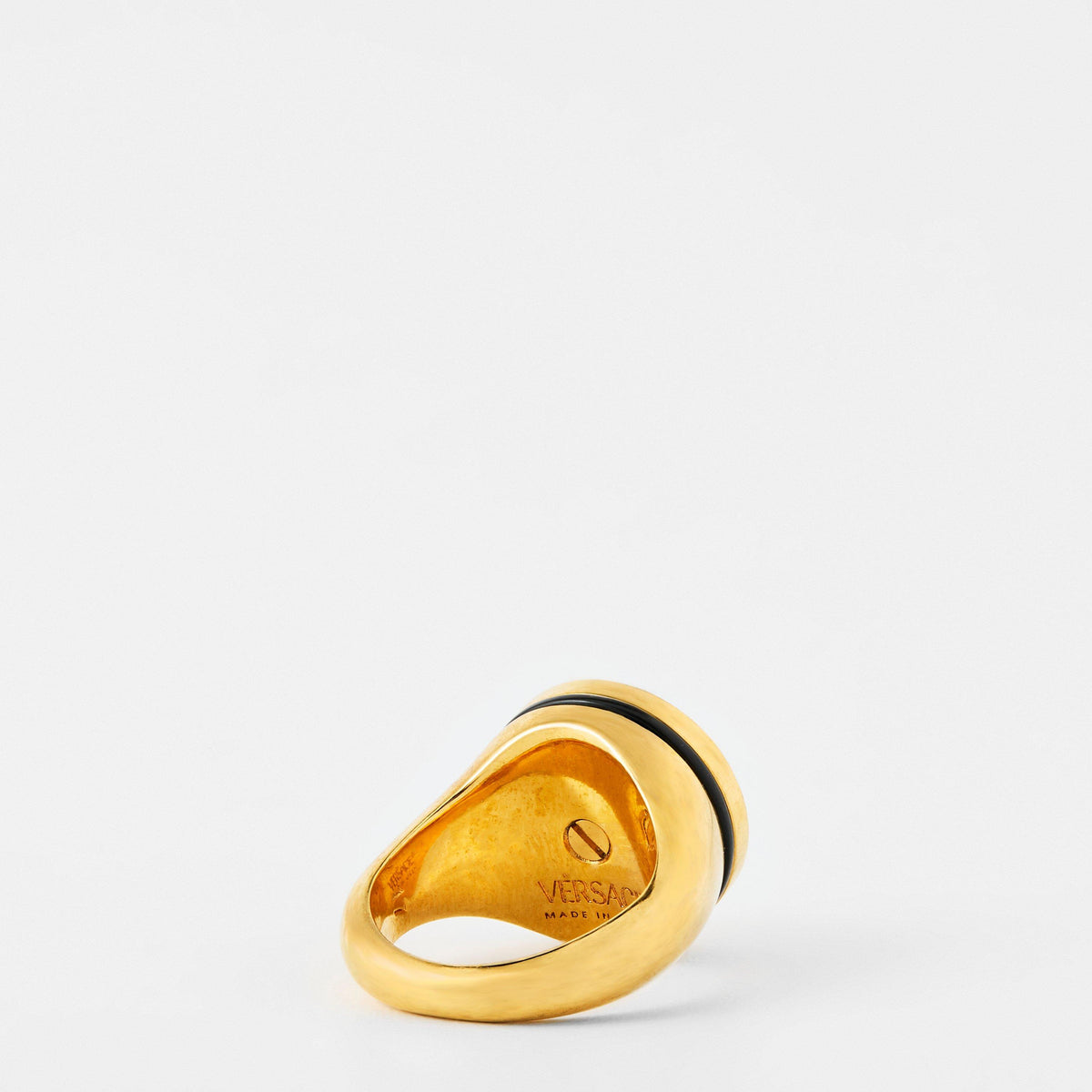 Enamel Medusa Ring