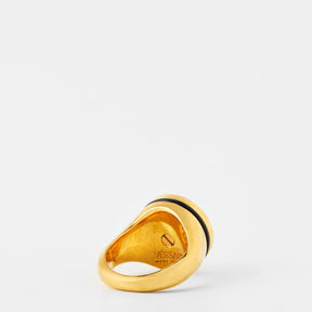 Enamel Medusa Ring