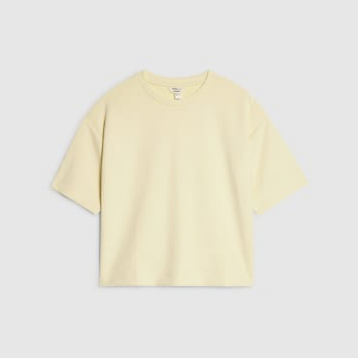 Petite Yellow Premium Boxy T-shirt
