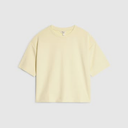 Petite Yellow Premium Boxy T-shirt