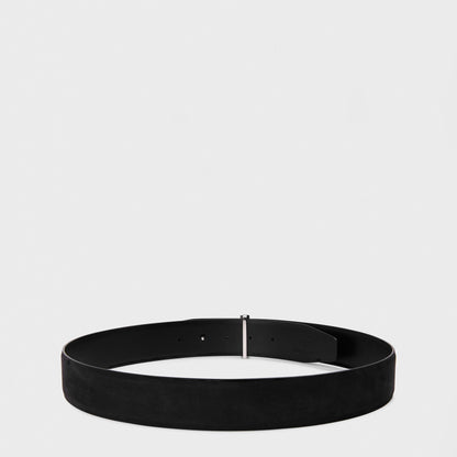 Metal T Buckle Leather Belt