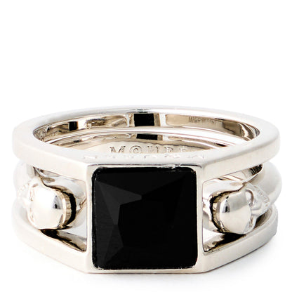 Alex Twin Skull Signet Ring