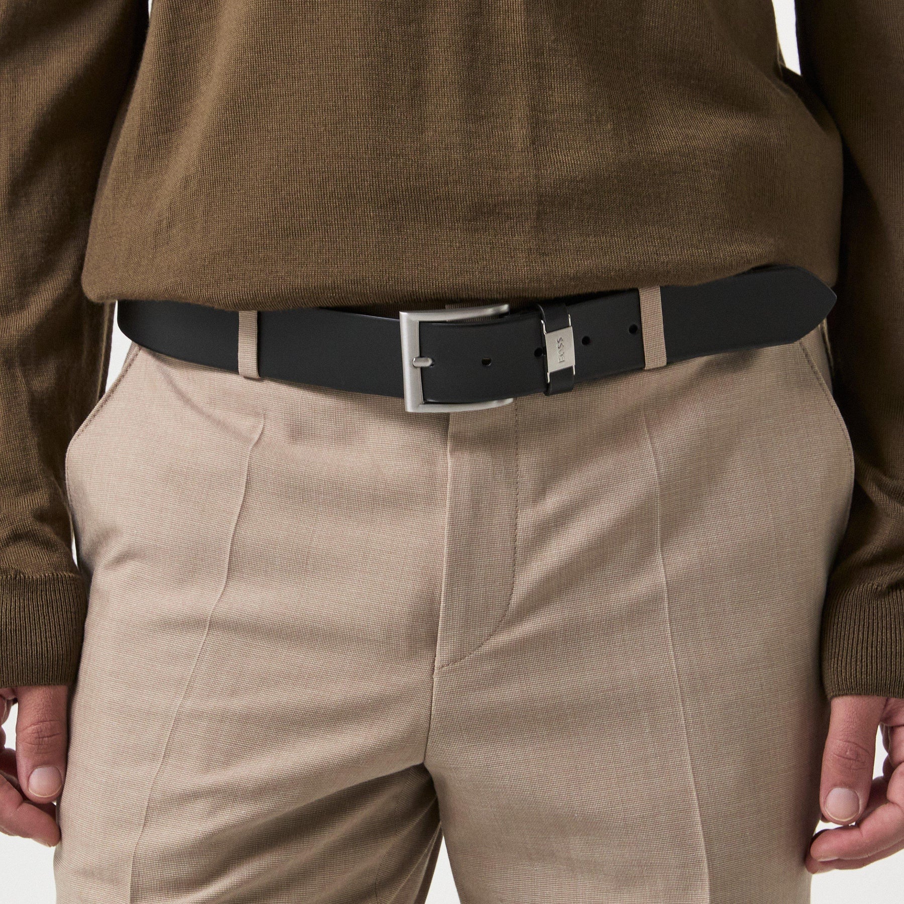 Men's Connio Leather Designer Belt