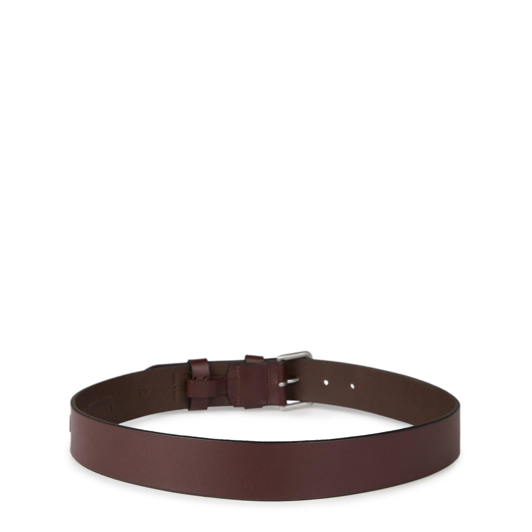 Logo Patch Leather Belt