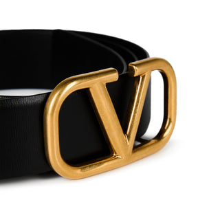 V Logo Signature Belt