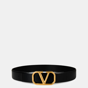 V Logo Signature Belt